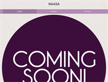 Tablet Screenshot of naasa.org